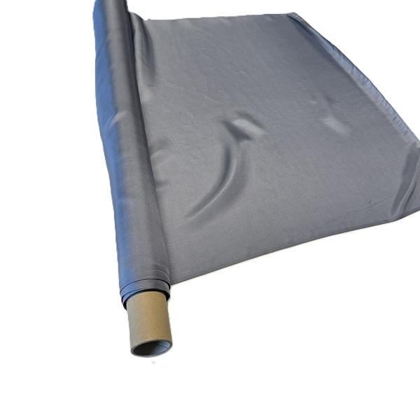 14,40m-Stck. Reinseiden Ponge  137cm breit graublau